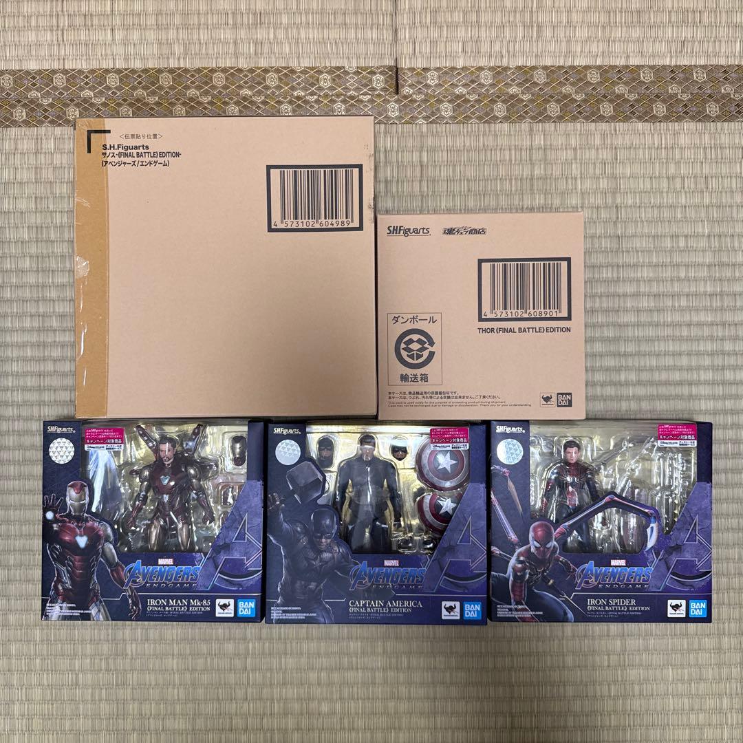 アイアンマン キャプテン・アメリカ スパイダーマン ソー サノス フィギュアーツ