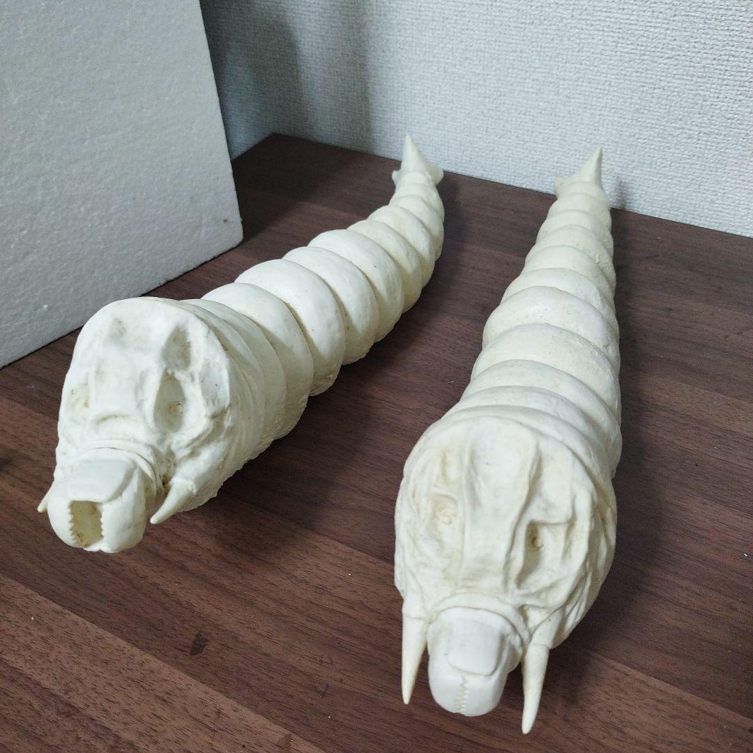 パラダイス　モスラ幼虫　2体セット　ソフビキット　ガレージキット