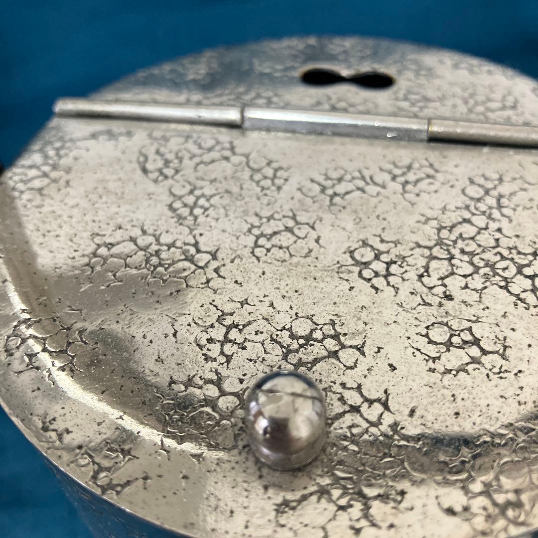 純銀 炭取り アンティーク 茶道