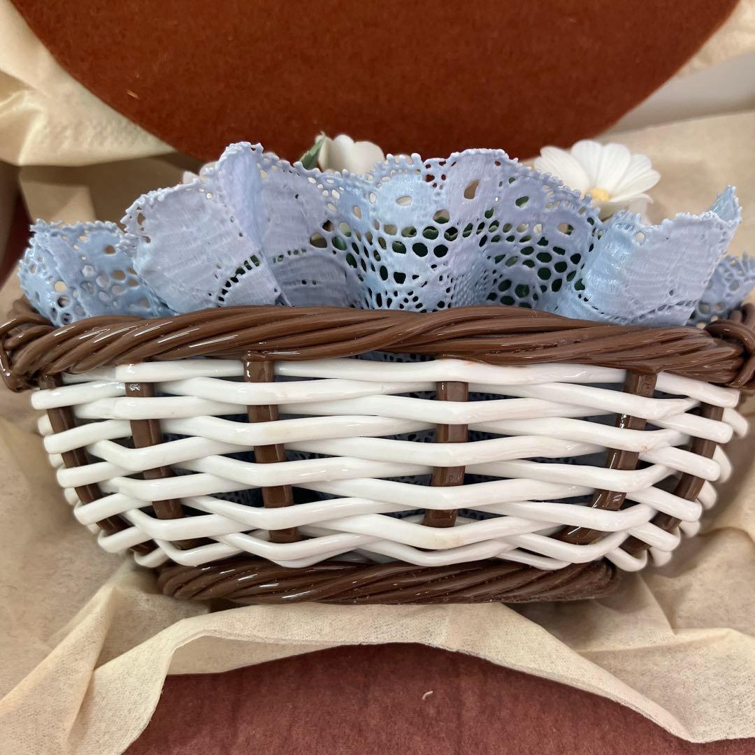 LLADRO リヤドロ フラワーバスケット (1.552.3)箱付き