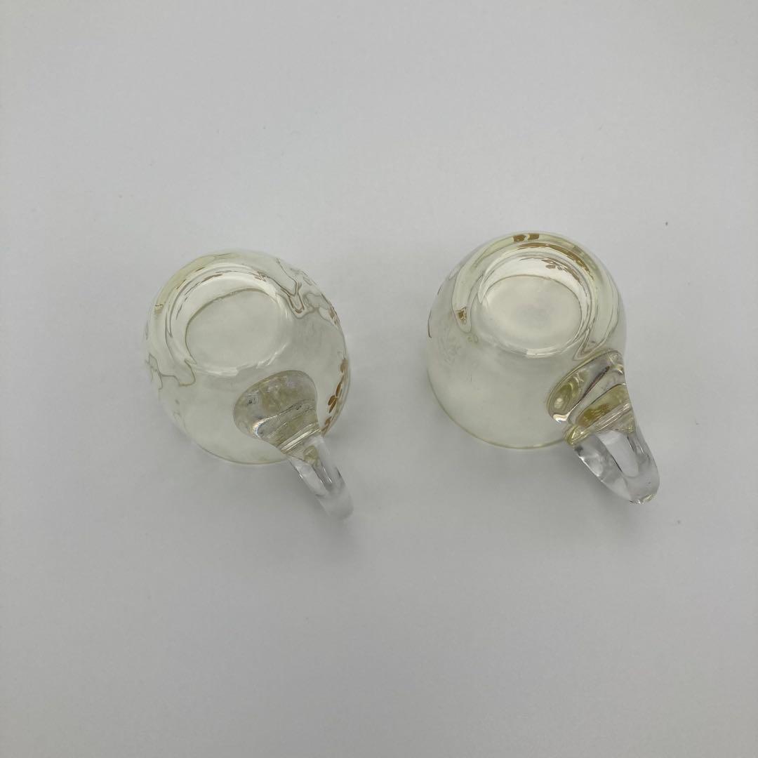 ウランガラス　グラス　ガラスカップ 2個セット