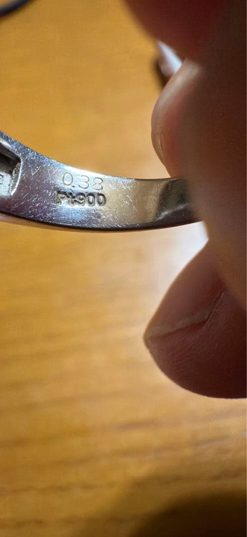 プラチナ900ルビー 花モチーフ リング