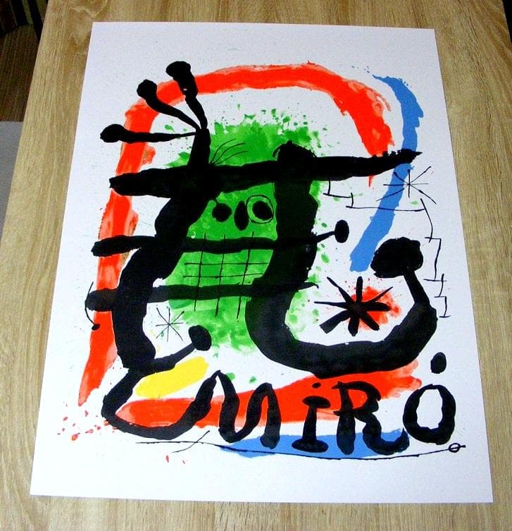 Joan Miro Alcohol de Menthe(no text)ポスター