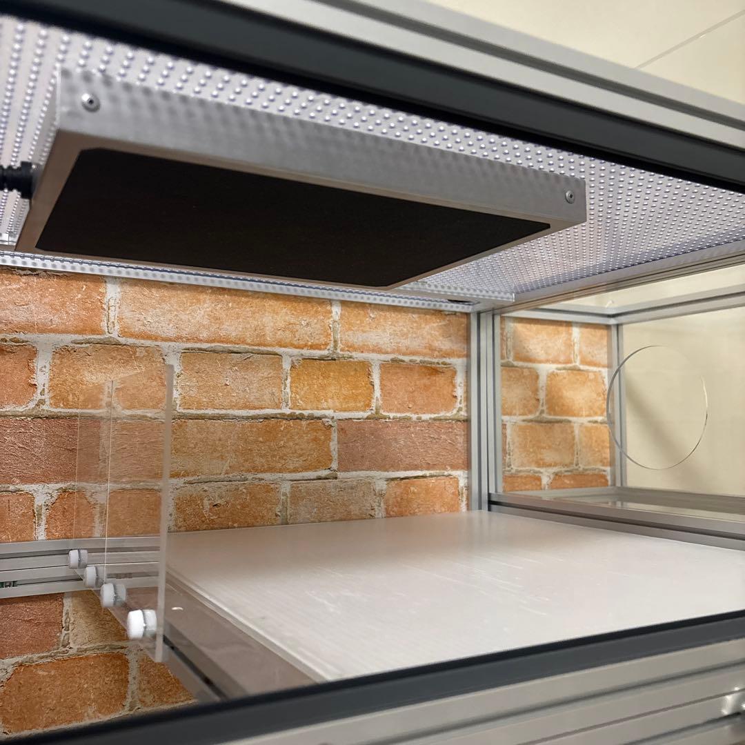 小動物ケージ　ハリネズミ　二階建てケージ　ライト付き