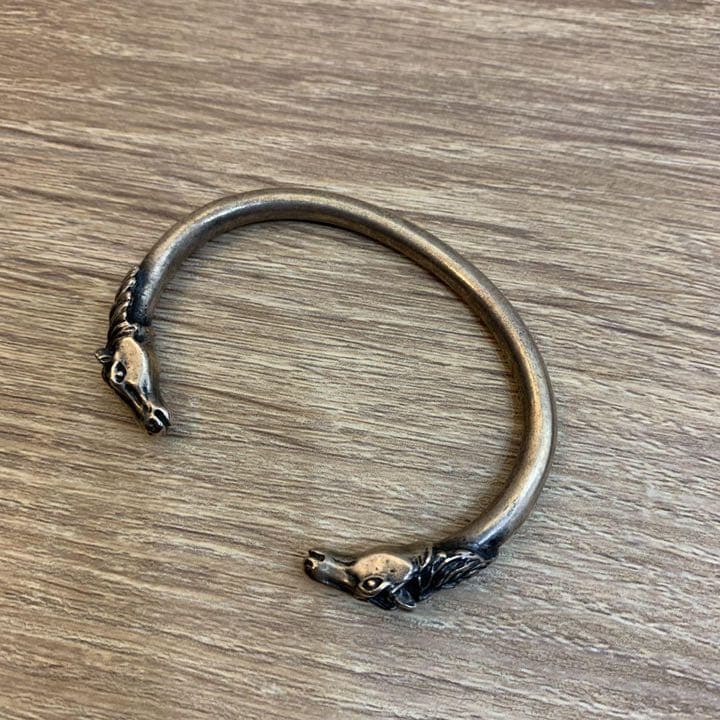 希少 Gaboratory ガボール ホース ヘッドトライアングル バングル