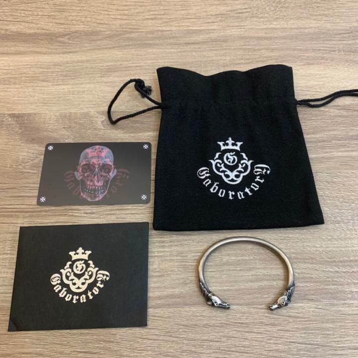 希少 Gaboratory ガボール ホース ヘッドトライアングル バングル