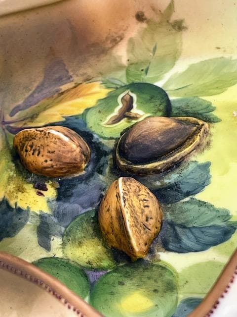 【希少】オールドノリタケ モールド 3D ナッツボウル 胡桃 クルミ 栗