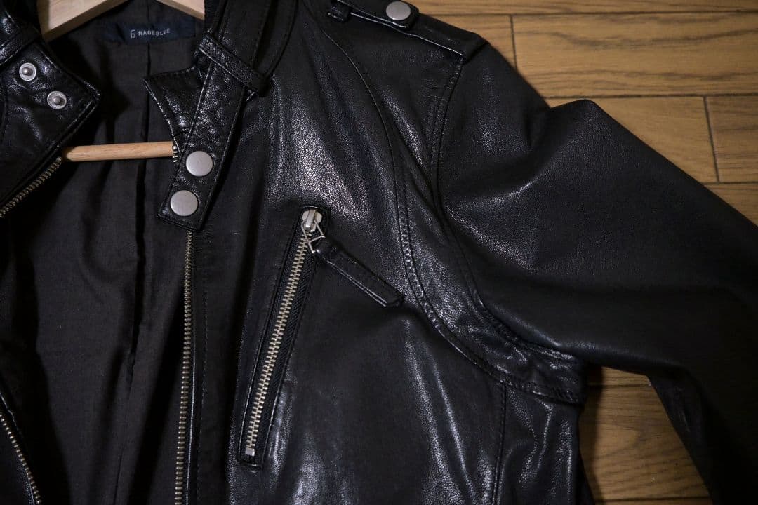 ジャケット・アウター Single Riders Goatskin as 70s