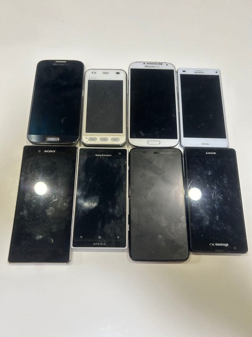 古い携帯電話39台 8台のAndroid ジャンク
