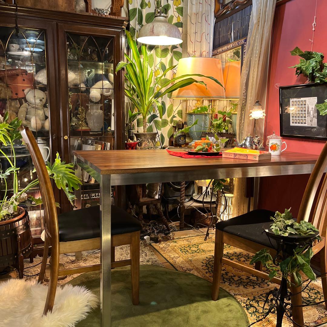 Sale 美品　ヴィンテージ ウォールナット無垢　ダイニングテーブル