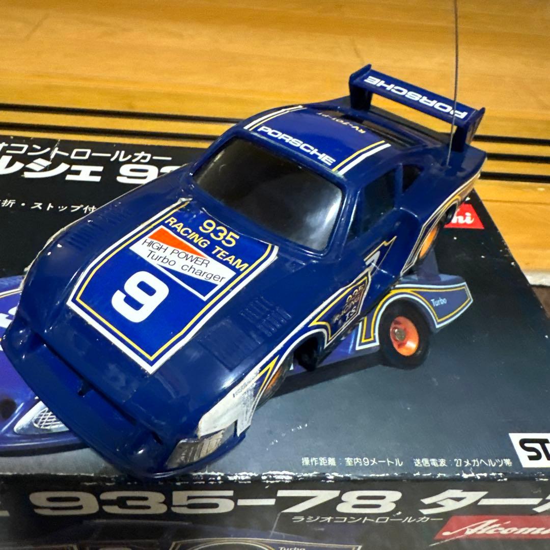 昭和レトロ　ポルシェ 935-78 ラジコンカー 1/28
