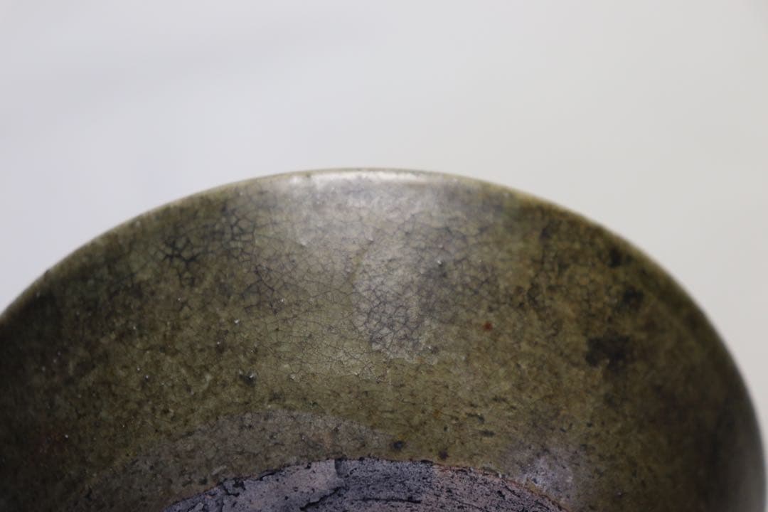 中国　飴釉魚紋碗　アンティーク　送料込み0902