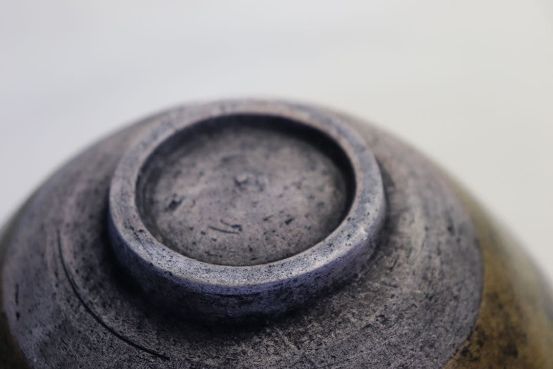 中国　飴釉魚紋碗　アンティーク　送料込み0902