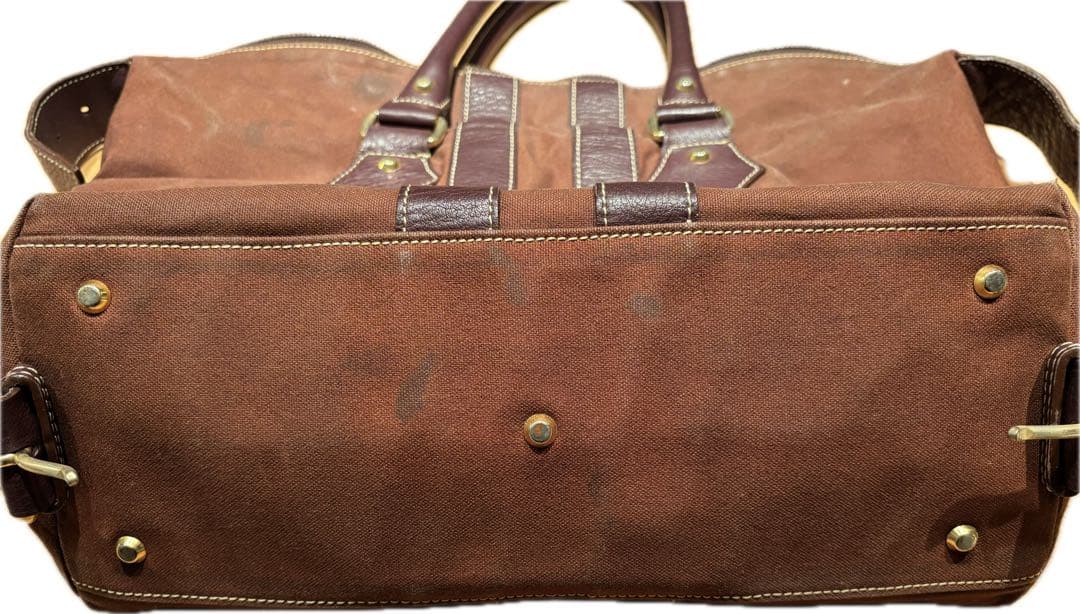 24時間以内発送！Vivienne Westwoodブラウンキャンバスバッグ