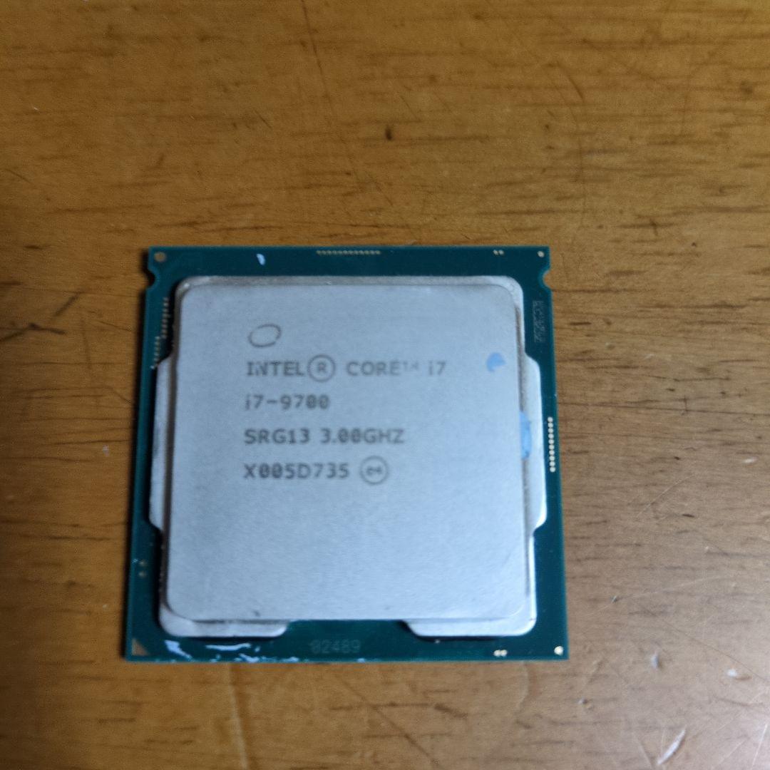 CPU Intel Core i7-9700 CPU 3.00GHz SRG13