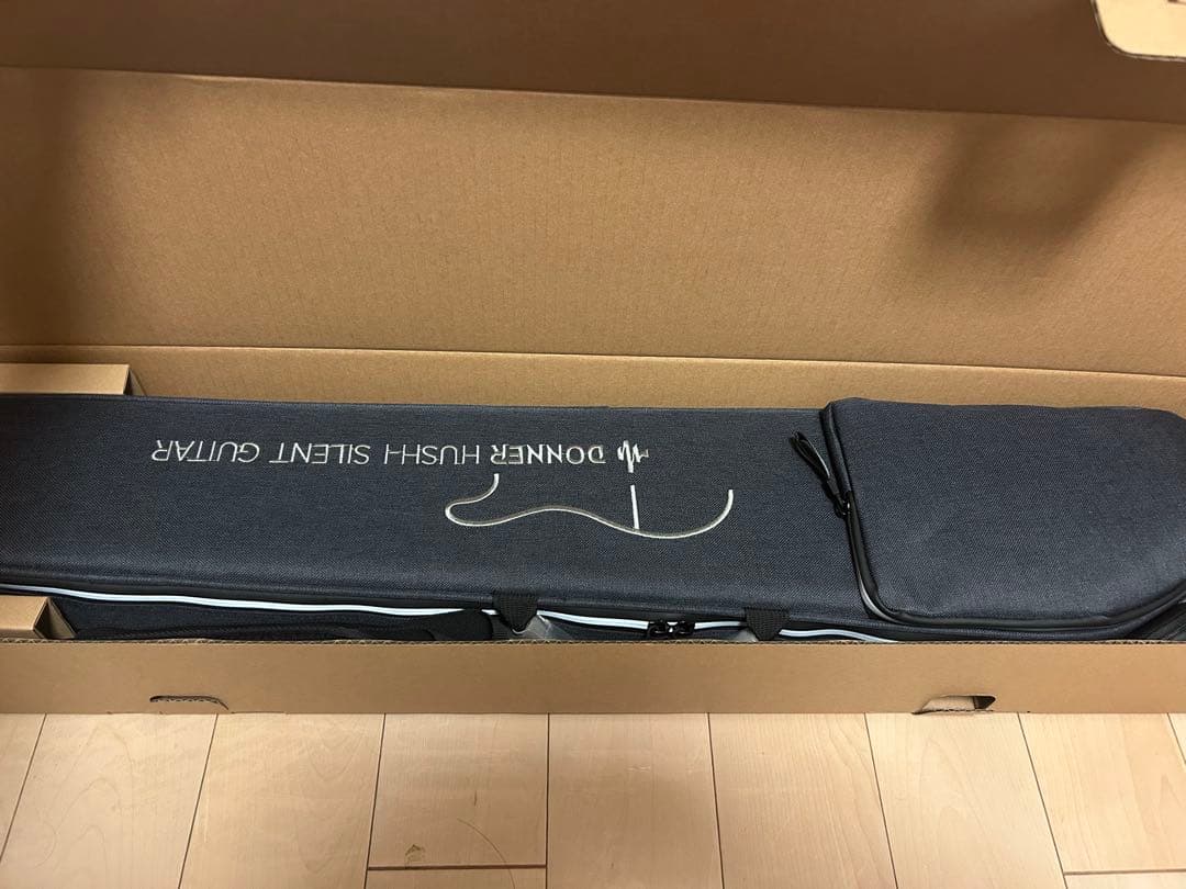 DONNER HUSH-I ブラック 静音アコギ ケース/イヤホン/チューナー