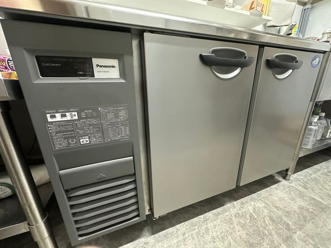値下げ　2023年5月購入パナソニック業務用台下冷蔵庫SUR-K1261S
