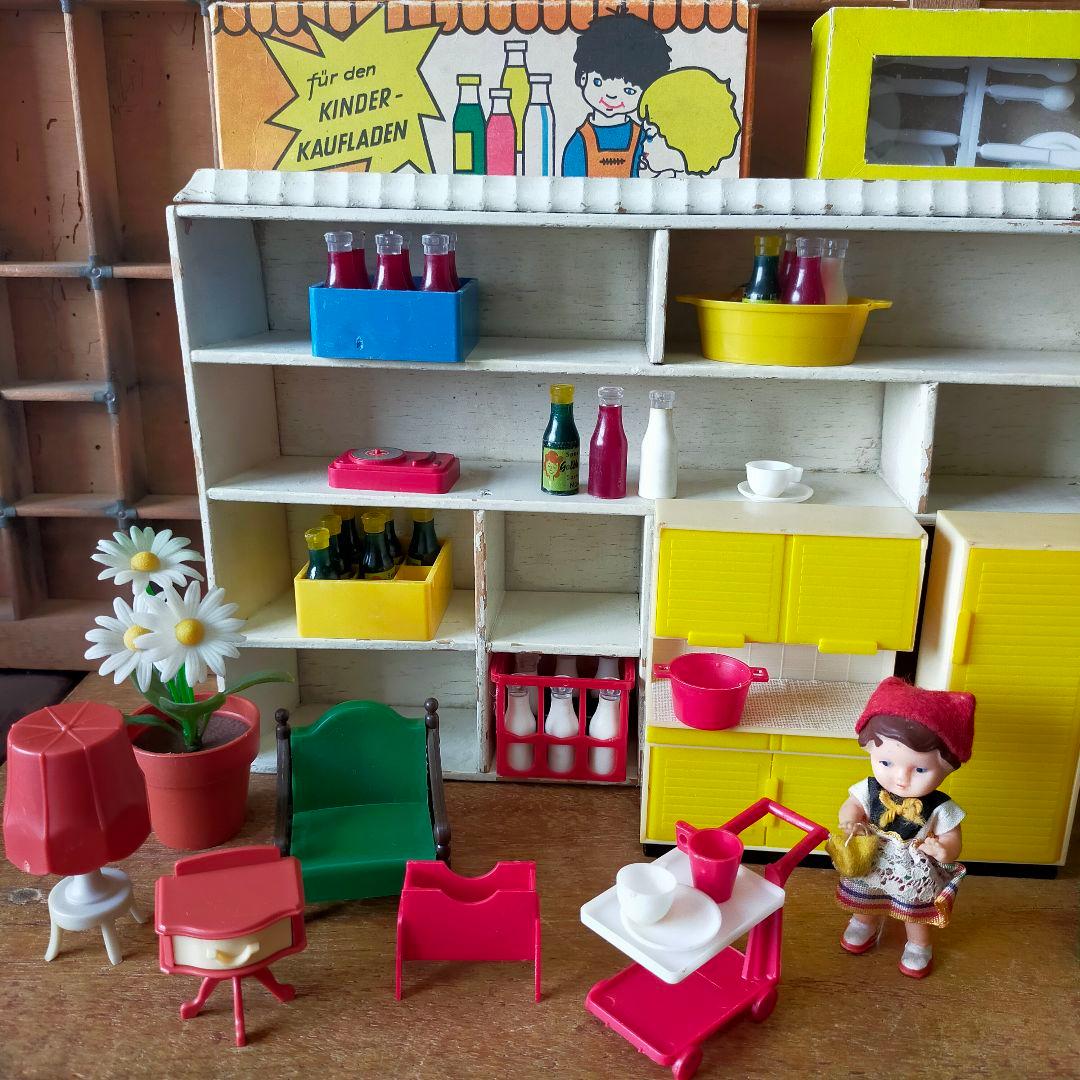 アリドール　ドールハウス　ドイツ　ヴィンテージ　蚤の市　ミニチュア　セット