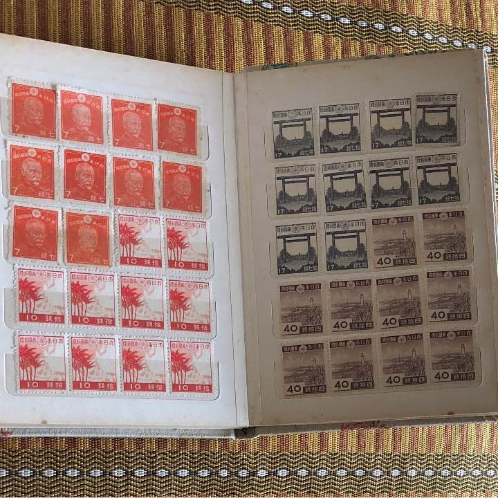 カタログ価格37,430円！昭和12年〜19年 切手16種各10枚計160枚！