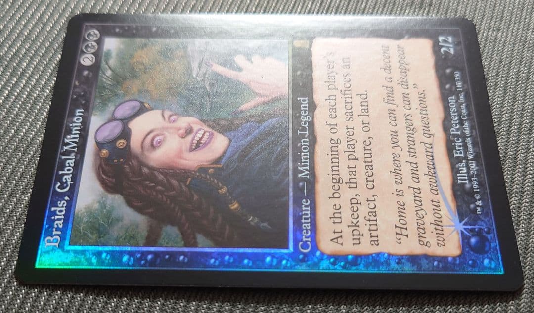 mtg 超稀少 旧枠 初版 FOIL 陰謀団の先手ブレイズ 英語版 ody