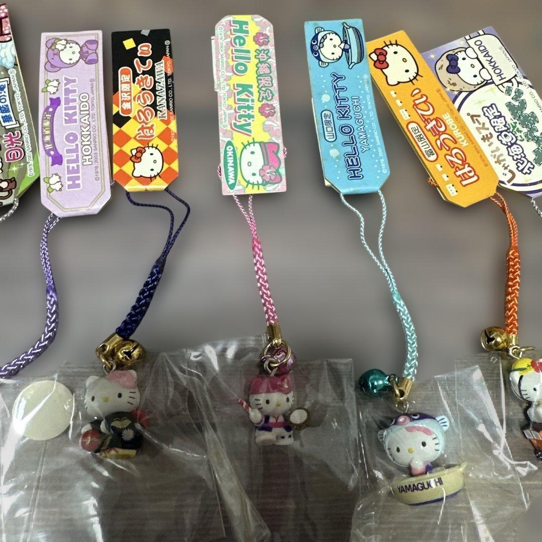 ご当地キティ ストラップ8個セット