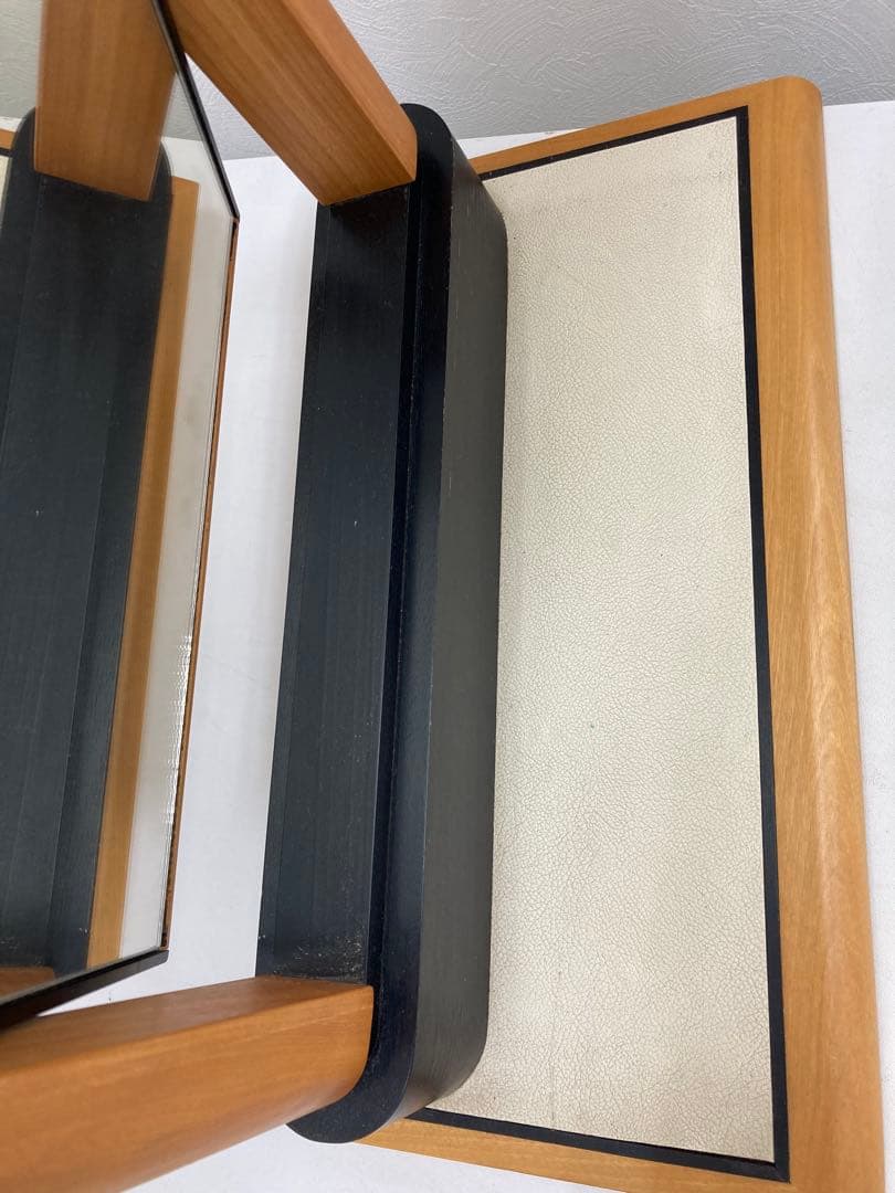 【激レア✨】ダンヒルdunhill 木製ディスプレイ 回転鏡　非売品　限定品