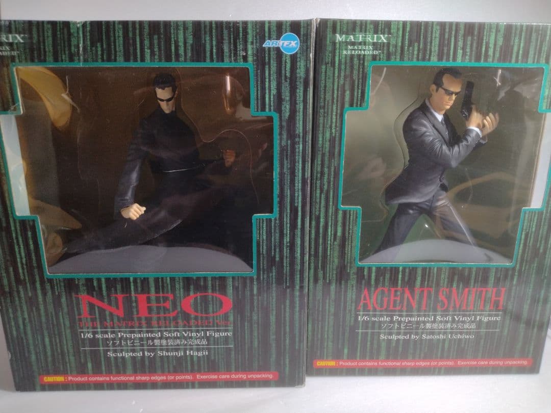 マトリックス　ネオ　エージェントスミス　フィギュア