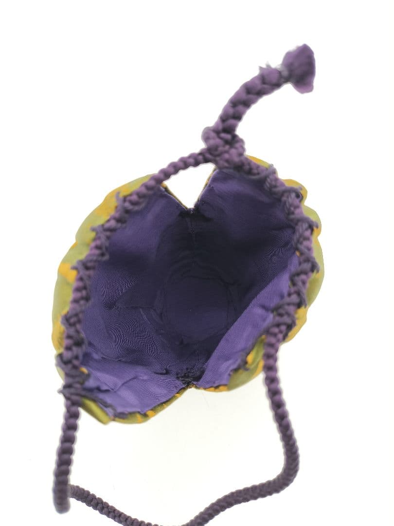 c668 茶入 高取耳付 荒磯金襴 笹蔓緞子 鬼丸雪山 木箱 茶道具 古物