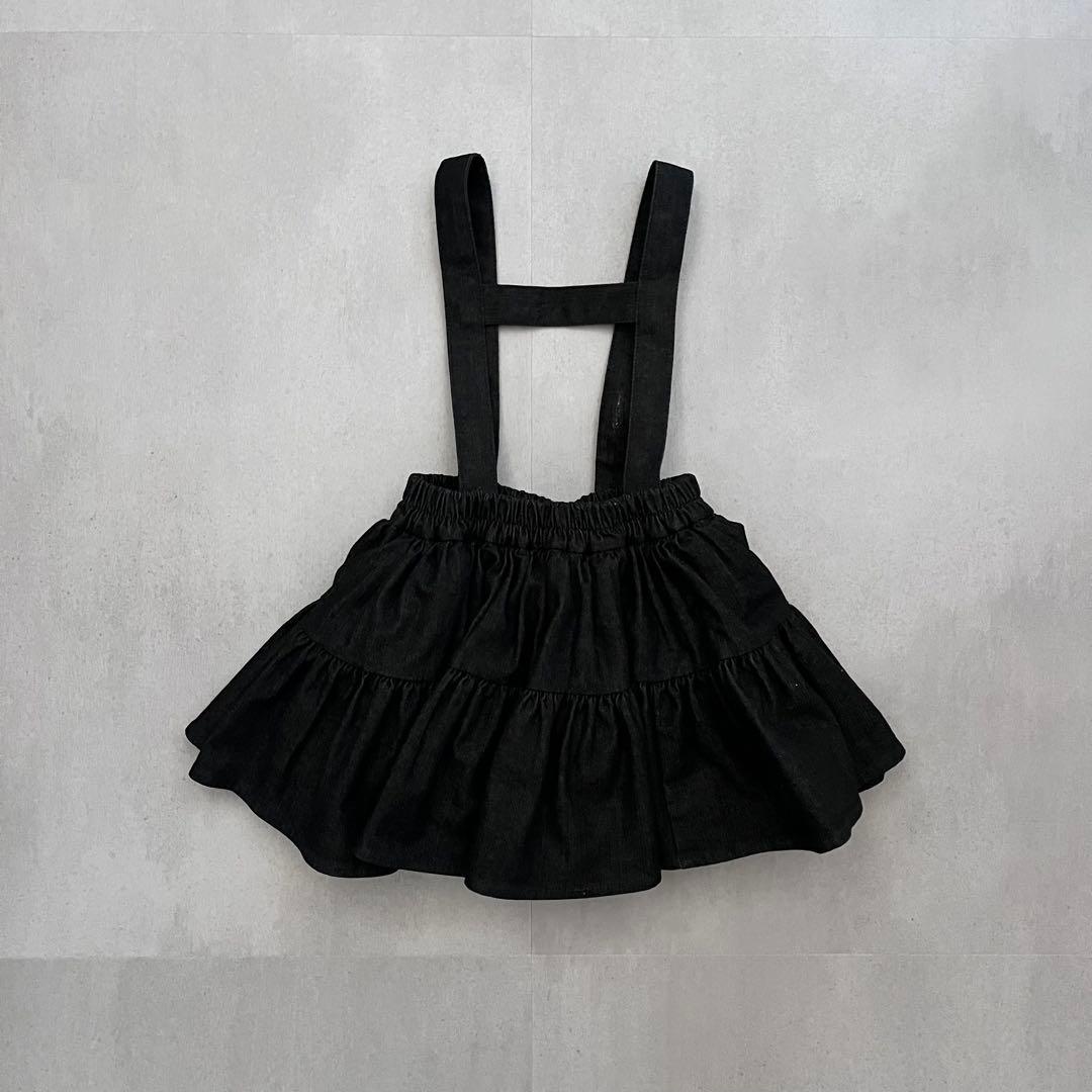 WonnyRibbon Black denim skirt Mサイズ 新品未使用