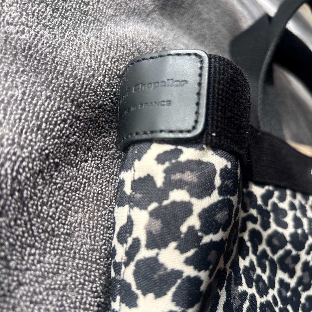 エルベシャプリエ 707FN パンサーブラン×ノワール×ノワール(舟型トートM