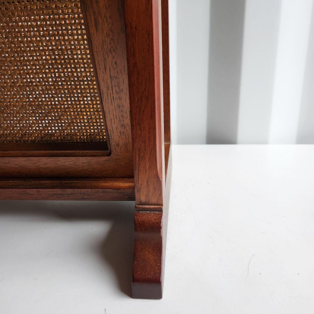 極美品　maruni　マルニ木工　地中海　マガジンラック　サイドテーブル