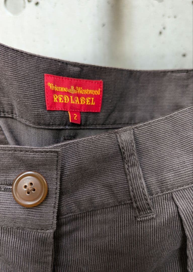 コーディロイ ワンタック ワイドパンツ