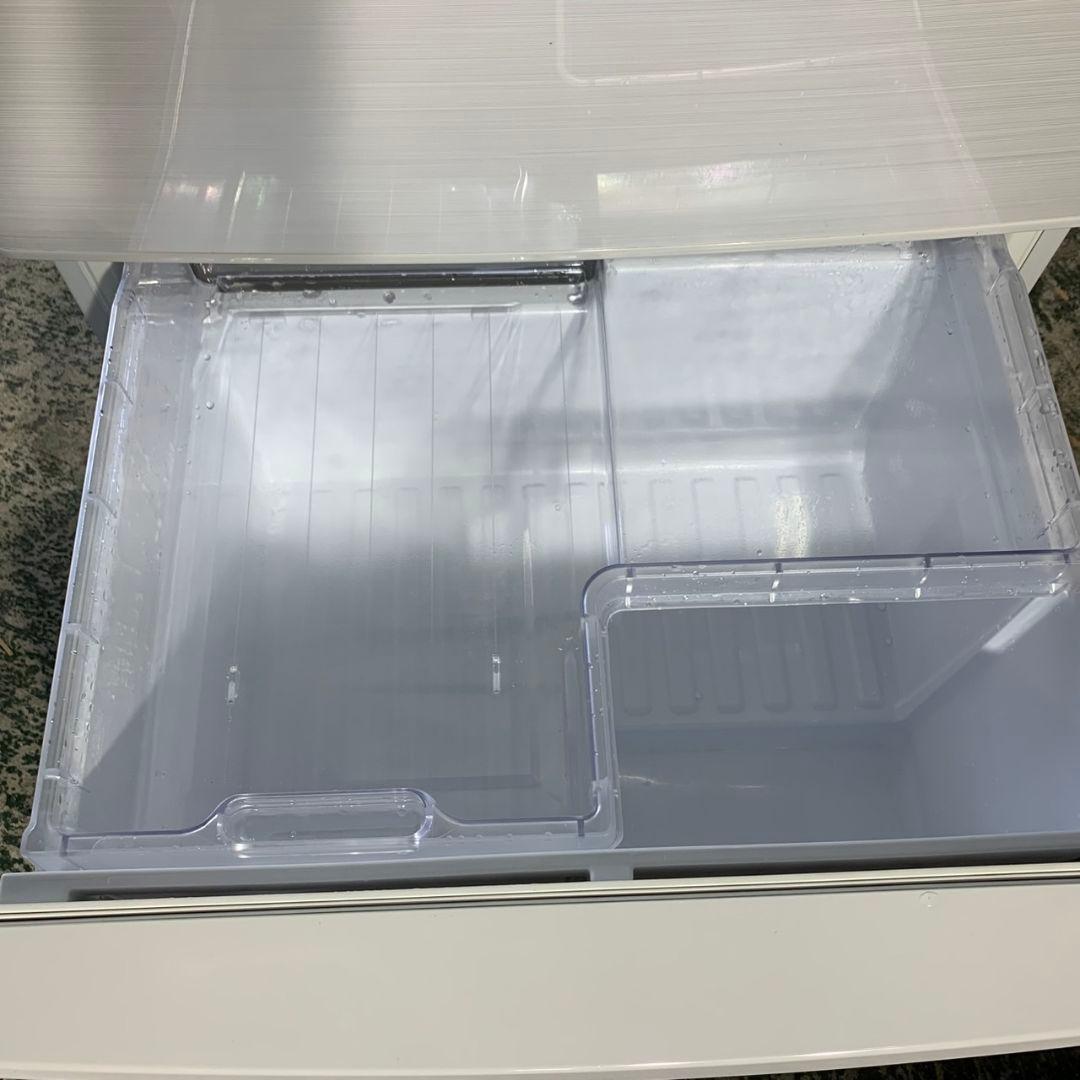 J258R SHARP 6ドア冷凍冷蔵庫 SJ-PF46C-H 2017年製