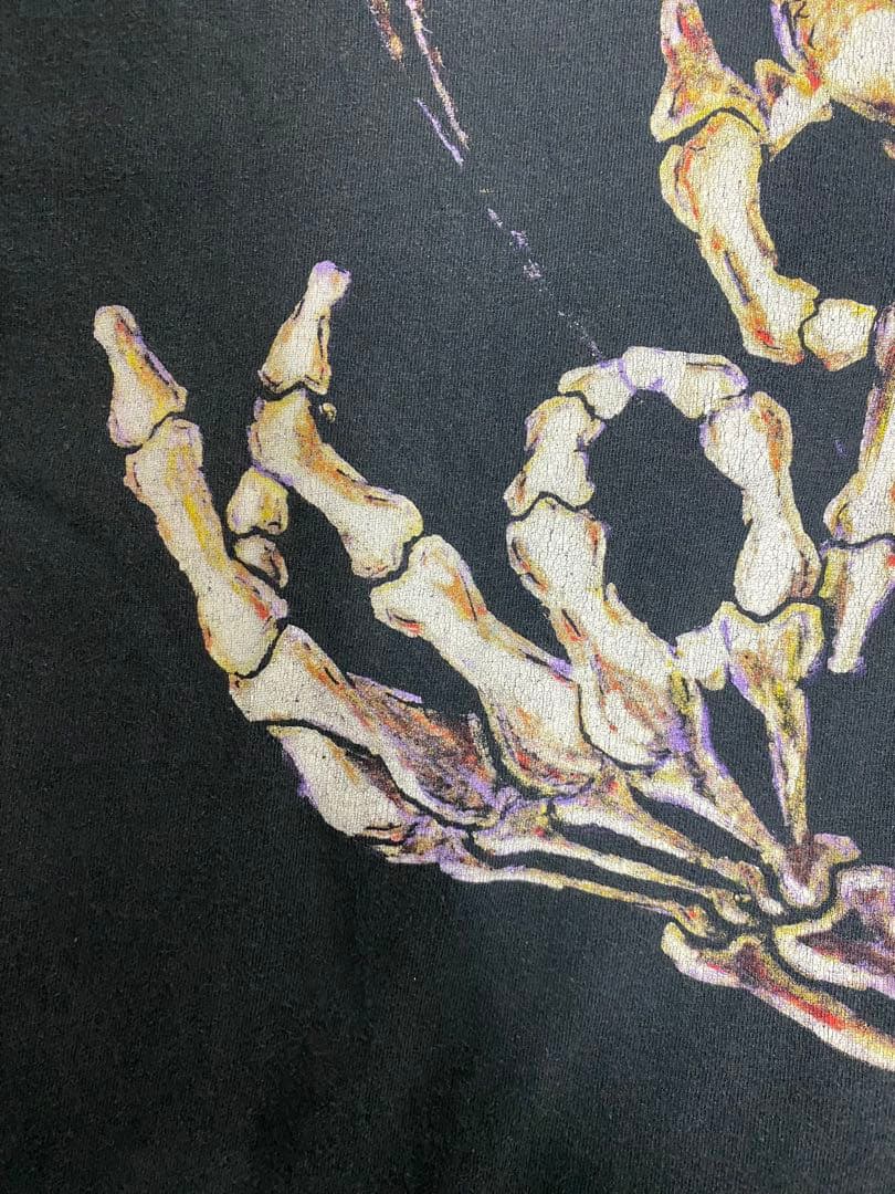 00s KORN TOUR BONE HAND SIGN Tシャツ M