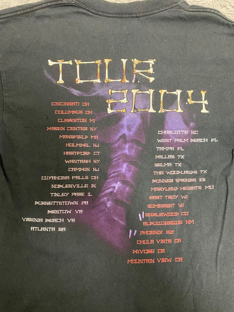 00s KORN TOUR BONE HAND SIGN Tシャツ M
