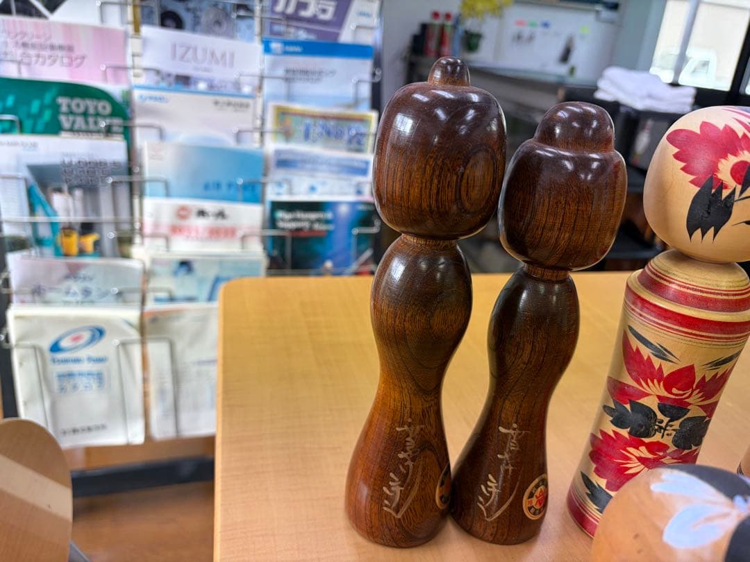 伝統的なこけし人形セット