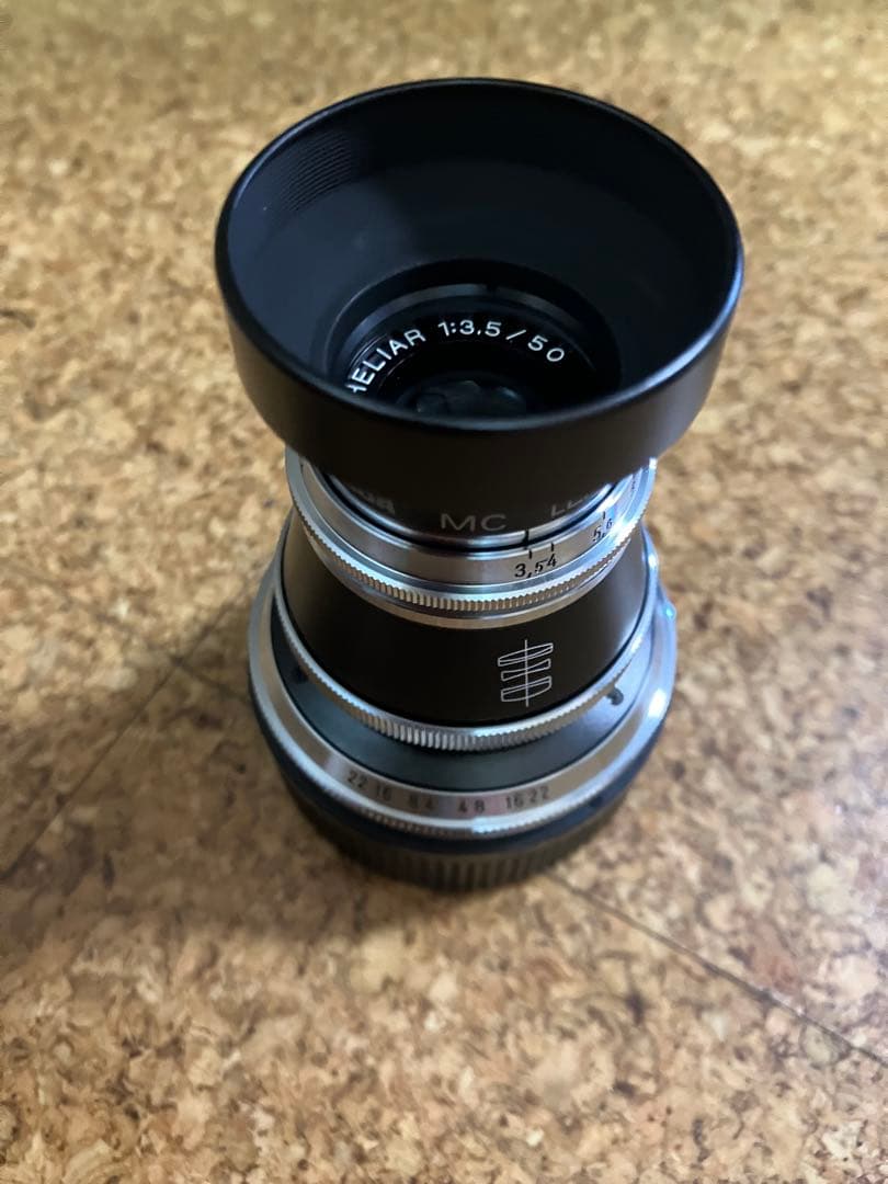 元箱・フード付　フォクトレンダー ヘリアー　 50mm F3.5 VMマウント