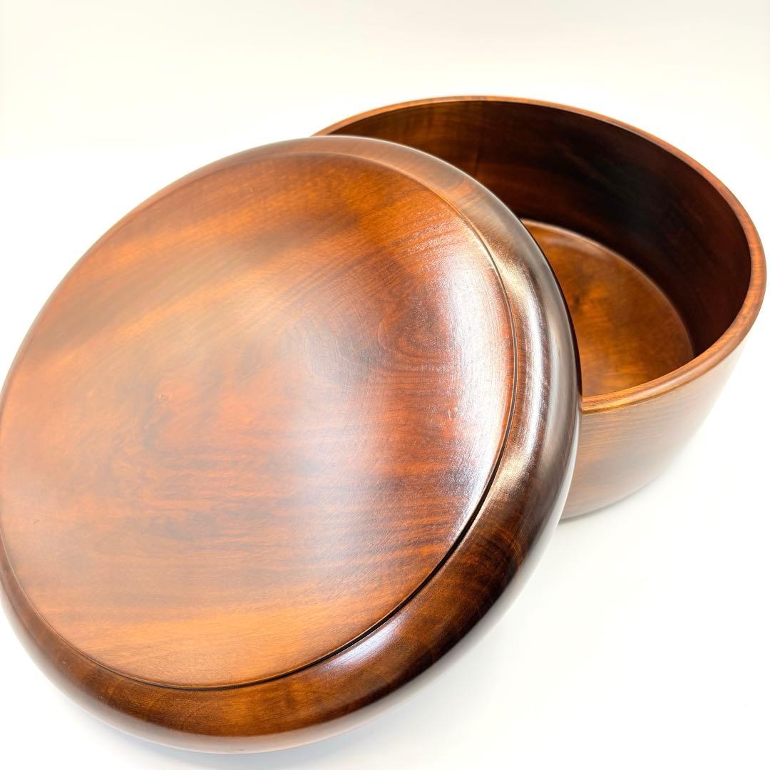 茶櫃　栃　茶道具入れ　茶びつ　木製　湯呑入れ　小物入れ・道具箱　茶器　レトロ