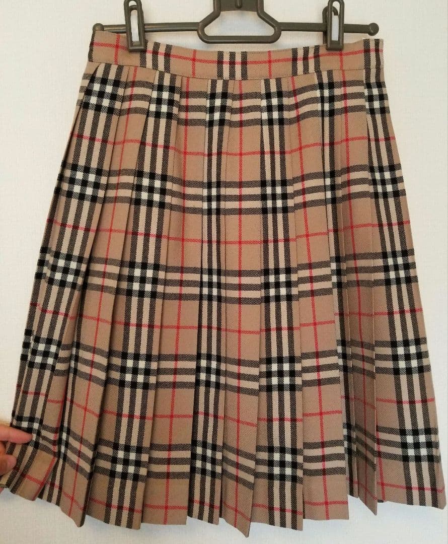 バーバリープリーツスカート美品良品キッズ◯大人◯150 160S 2度使用品◯