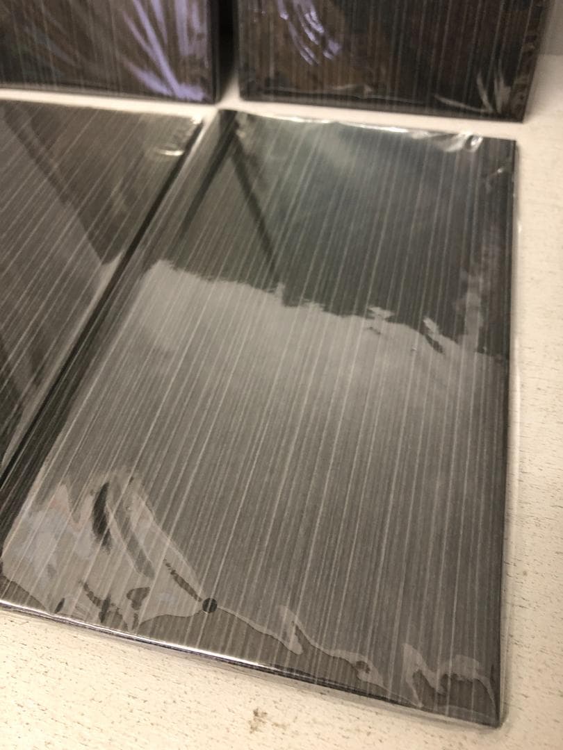 ８冊　シンビ 和洋兼用メニューブック　LS-16A 　A4　縦長　4ページ　黒