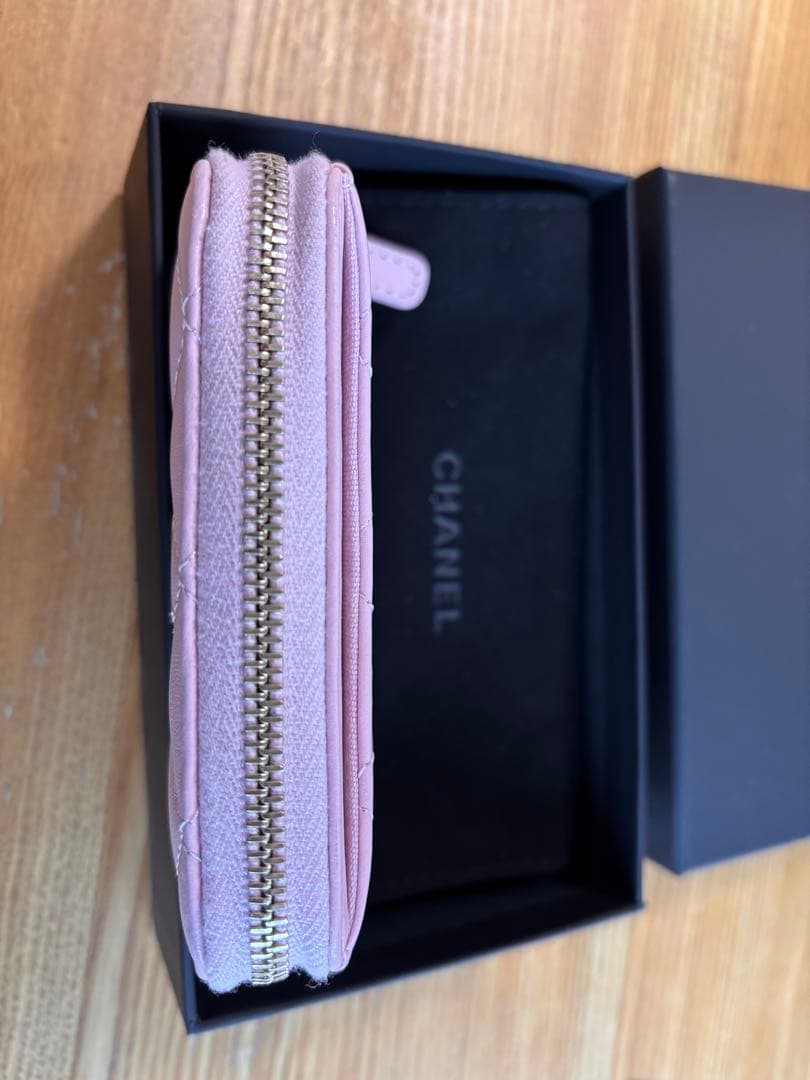 シャネル 24S パース ラムスキン ピンク系