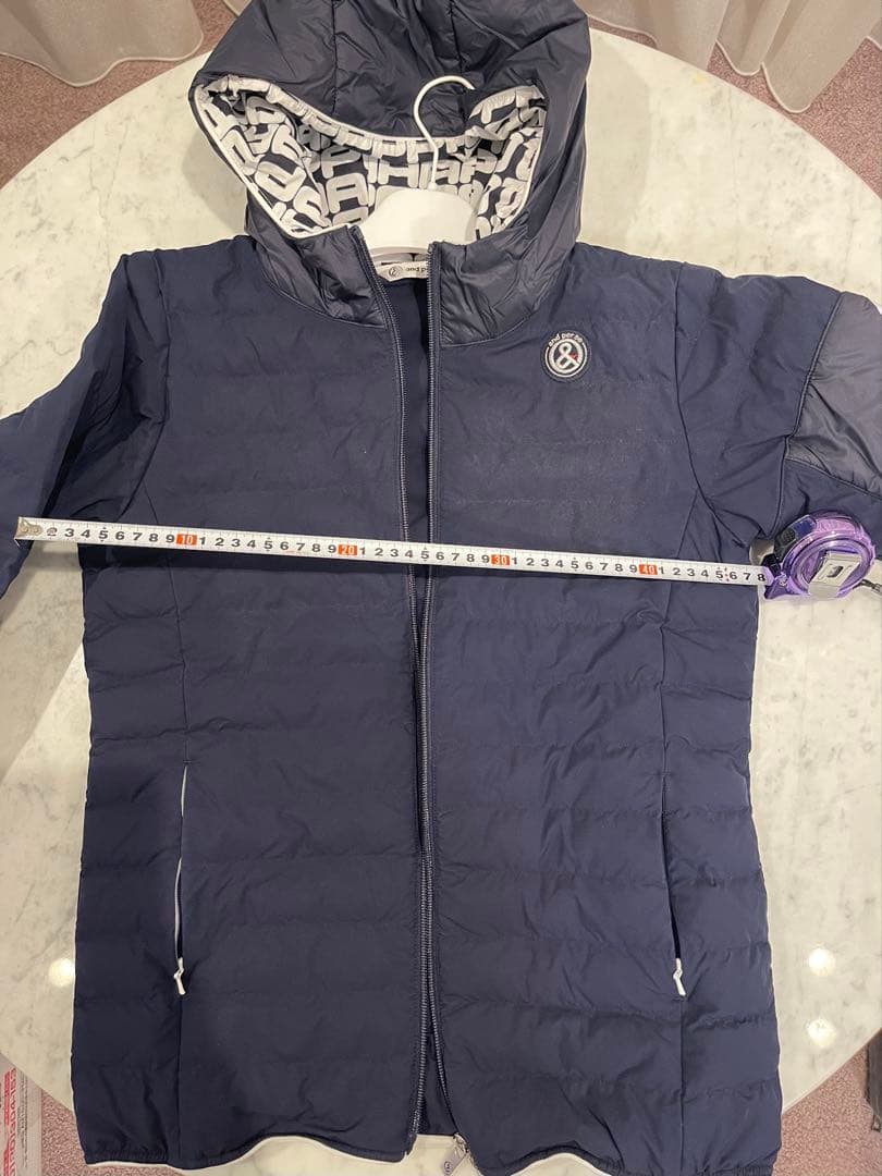 美品　未使用に近い　and per se キルティングジャケット M パーカー