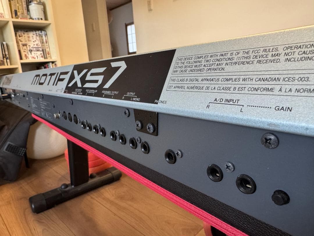 動作確認済 YAMAHA MOTIF XS7 76鍵 純正ケース・ペダル・取説付