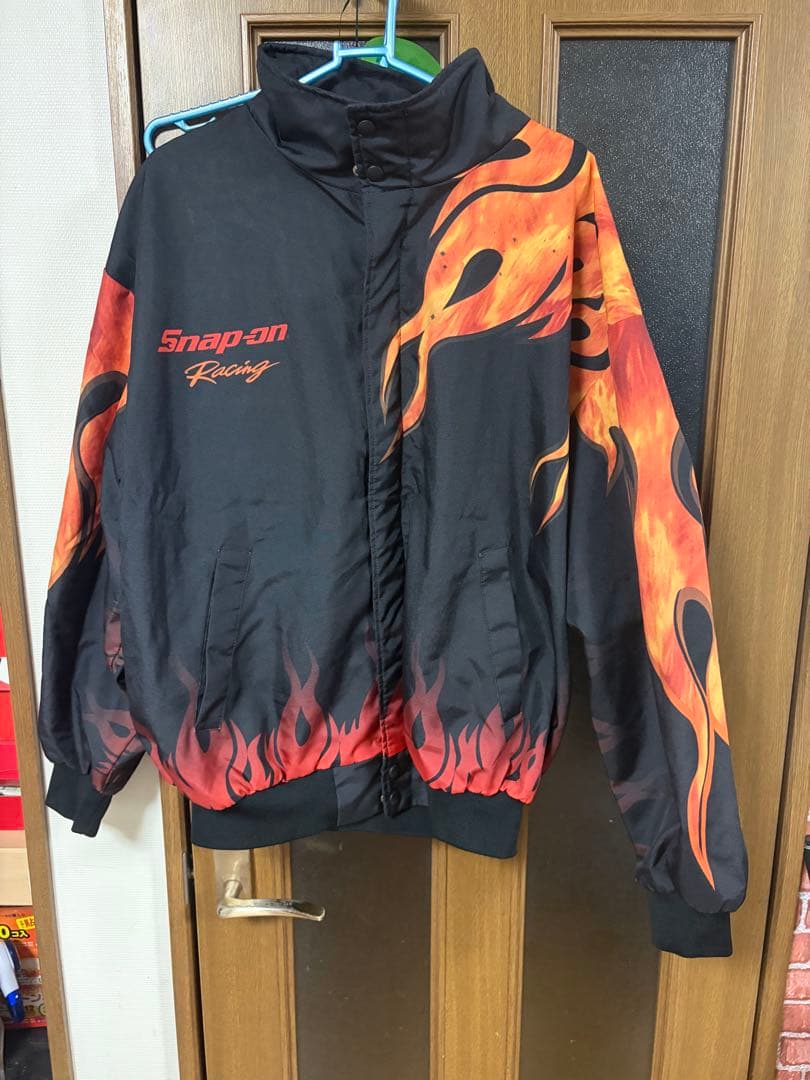 Snap-on Racing ジャケット 炎デザイン