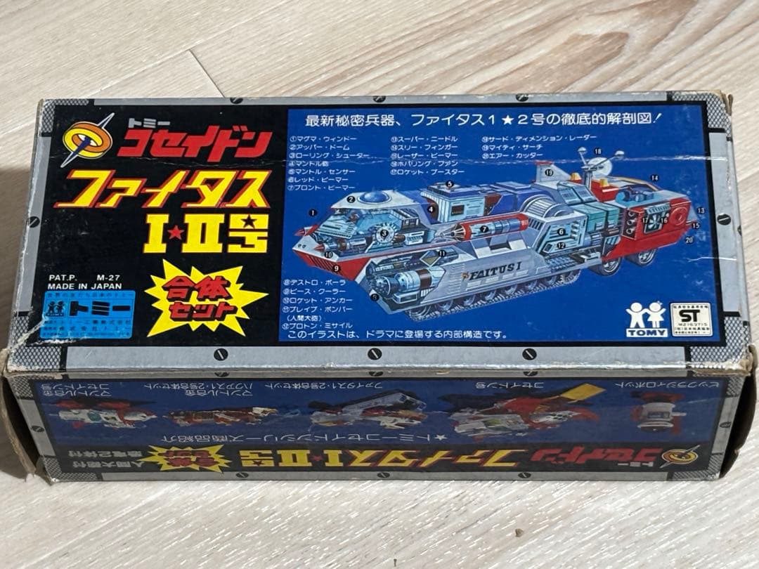 トミー マントル合金 恐竜戦隊コセイドン ファイタスI・II号 合体セット