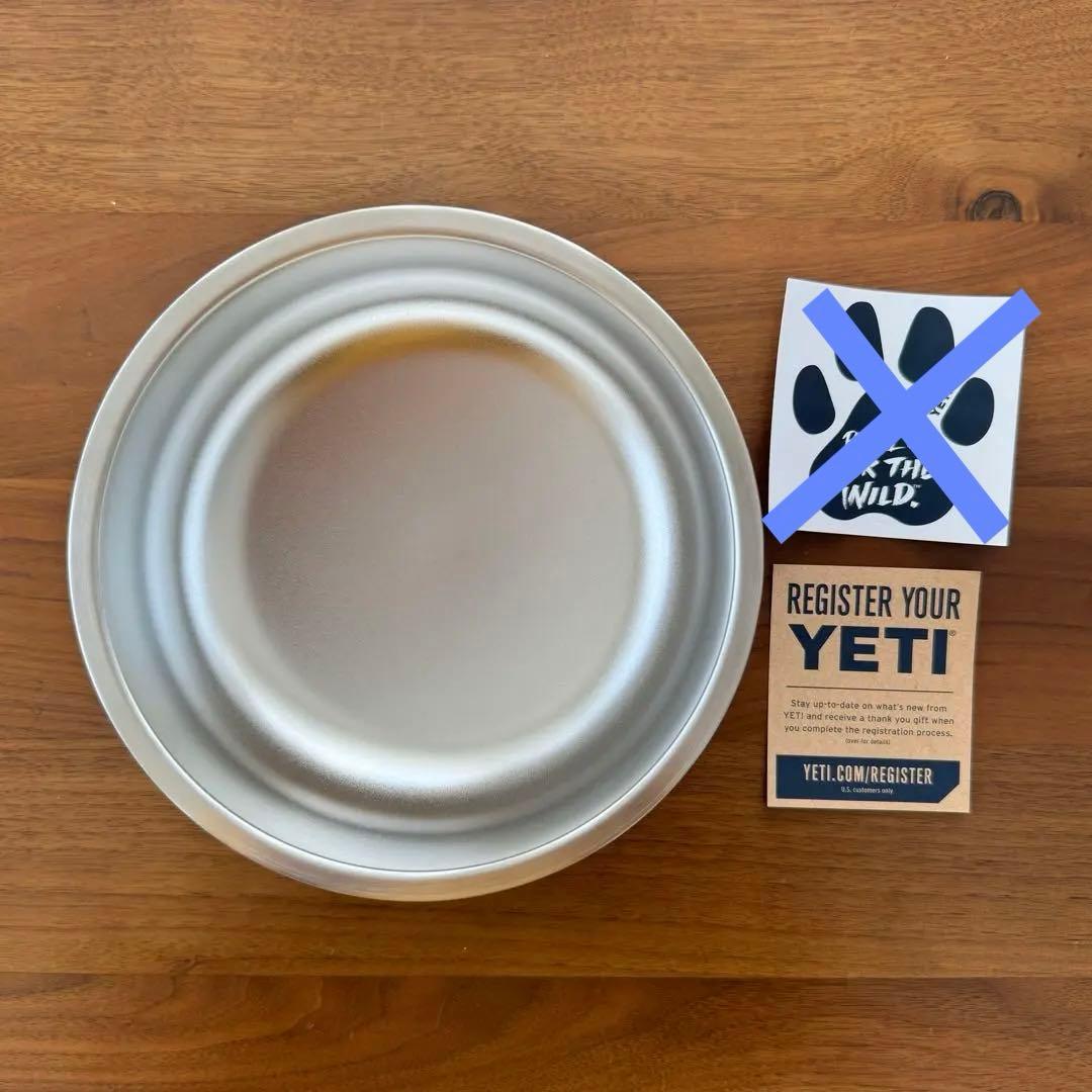 YETI BOOMER ドッグボウル4 CUPS ビッグウェーブブルー