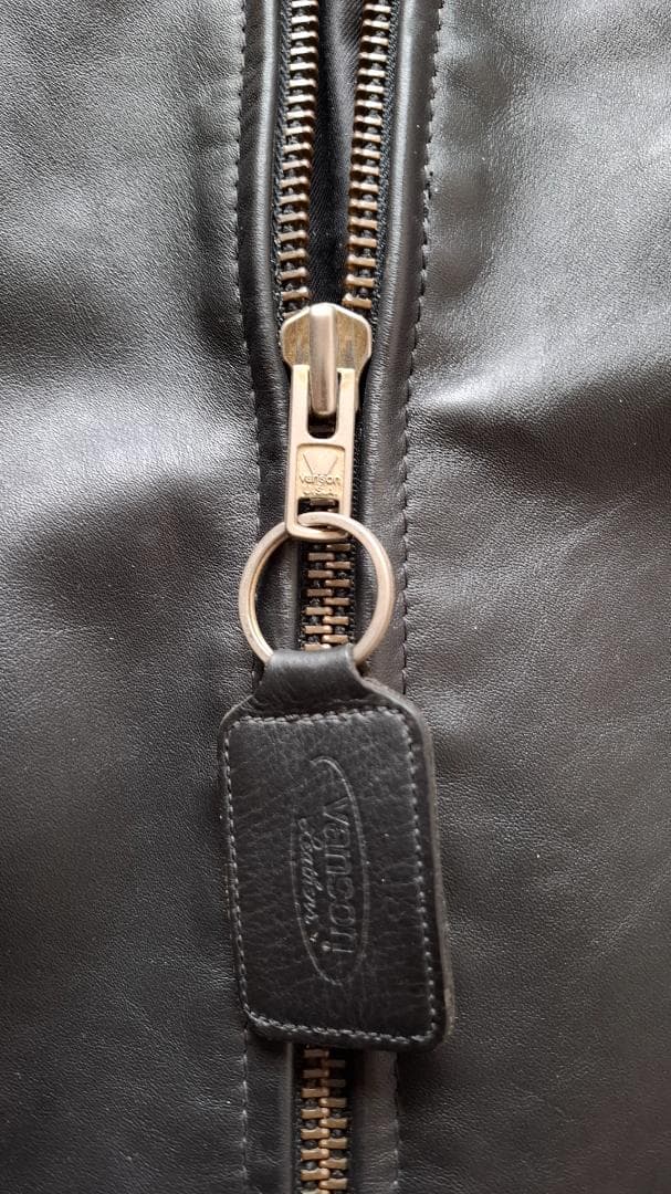 VANSON チームジャケット 赤黒レザージャケット【年代物・古着】