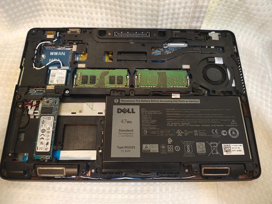 Latitude E5270 SSD 256GB Win11 バッテリー交換済