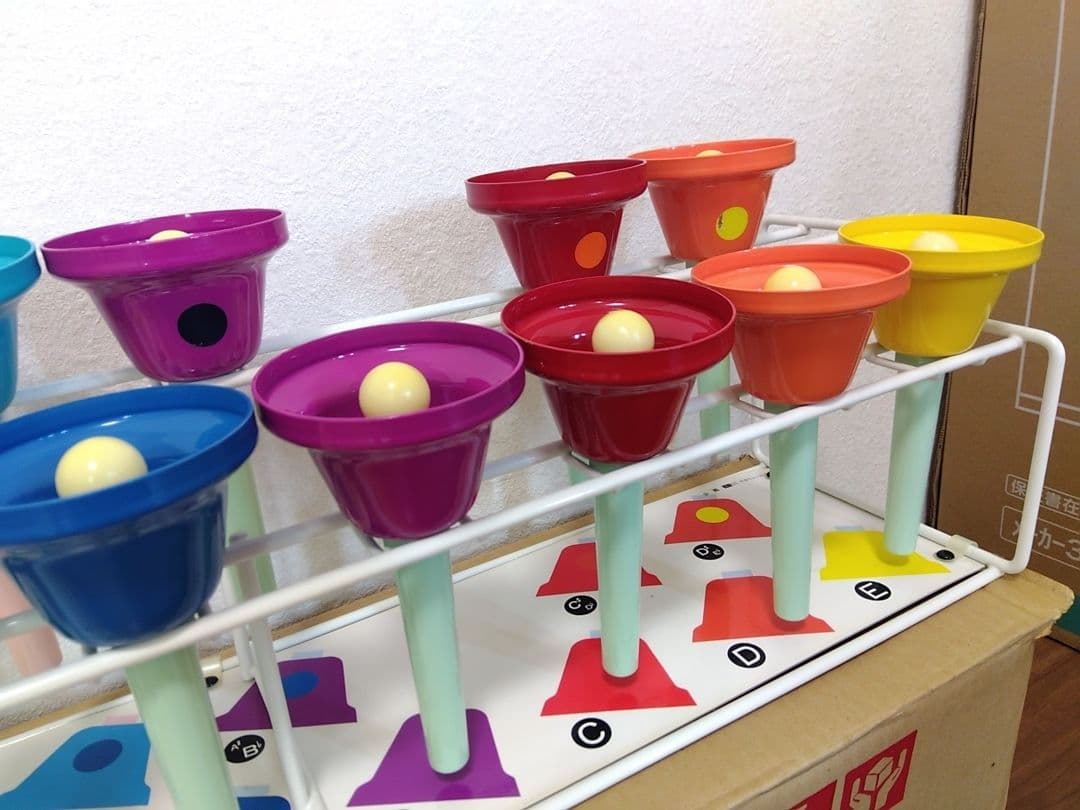 中古美品　UCHIDA ミュージックベル ハンドベル