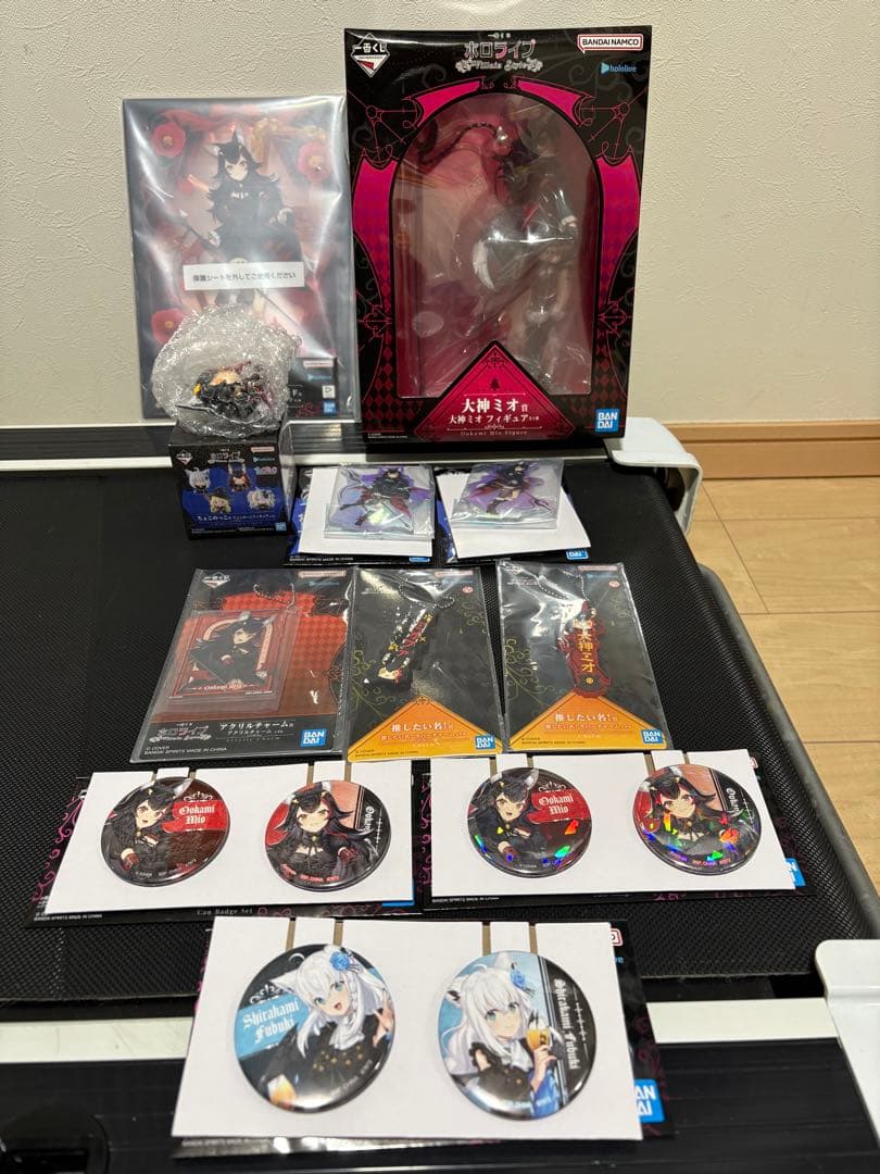 n*o様 一番くじ ホロライブ 大神ミオ　フィギュア含むフルコンプリートセット